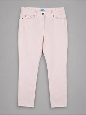 J.McLaughlin Jeans Womens Size 10 Pink Skinny Slim Stretch 5-Pocket Denim